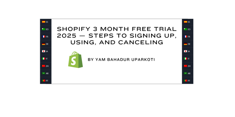 shopify 3 month free trial