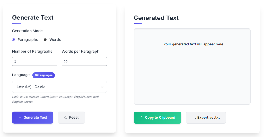 lorem ipsum generator