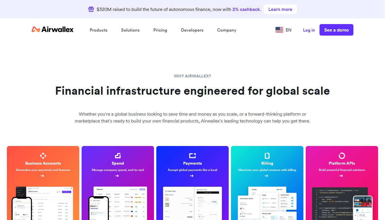 Airwallex foreign exchange and global transfers