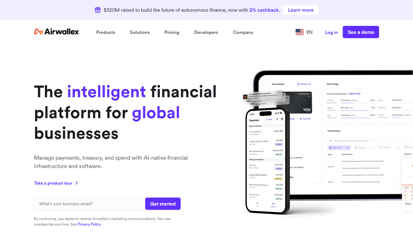 Airwallex — the intelligent financial platform for global businesses