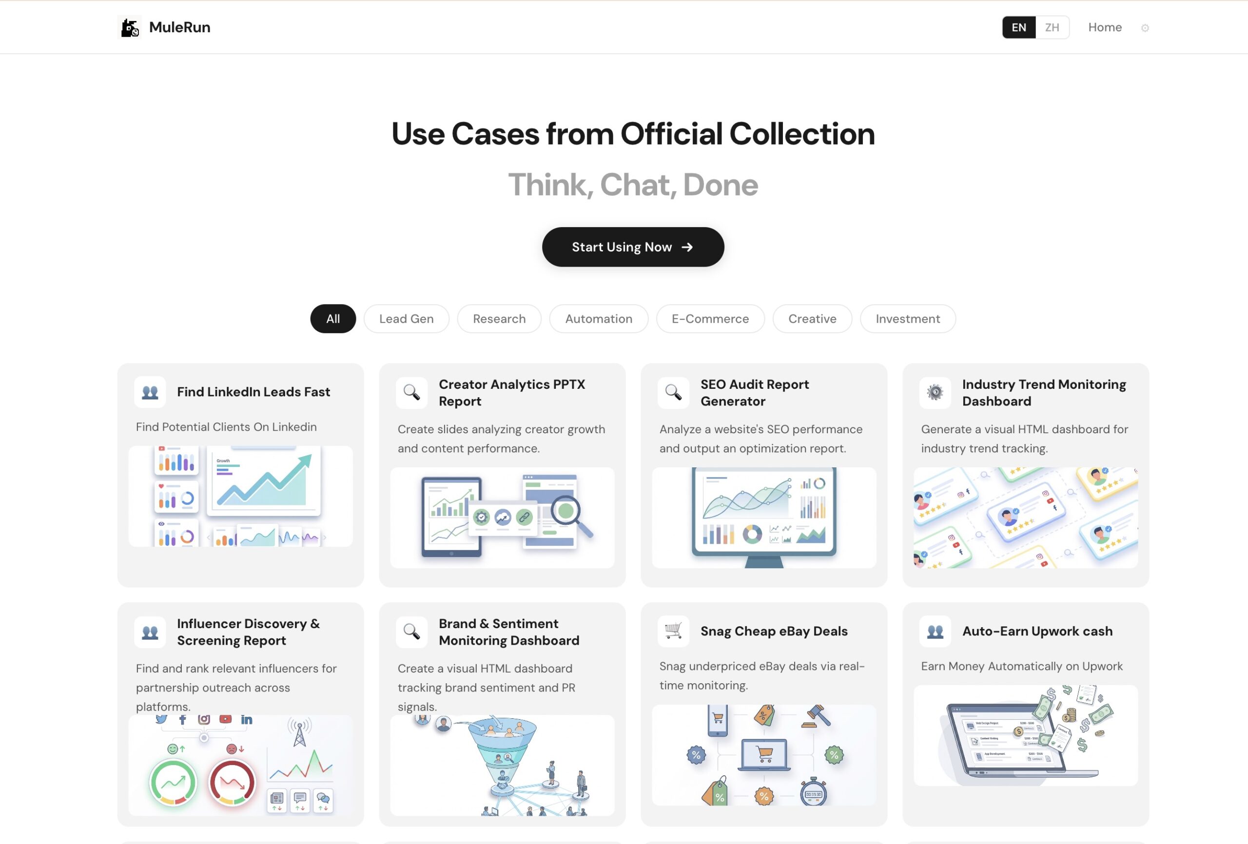 MuleRun Use Cases — the kinds of tasks that spend your credits