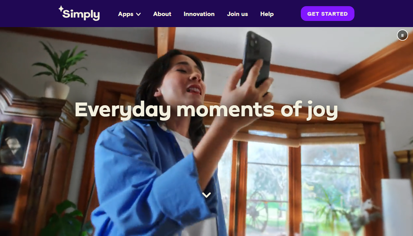 Simply homepage