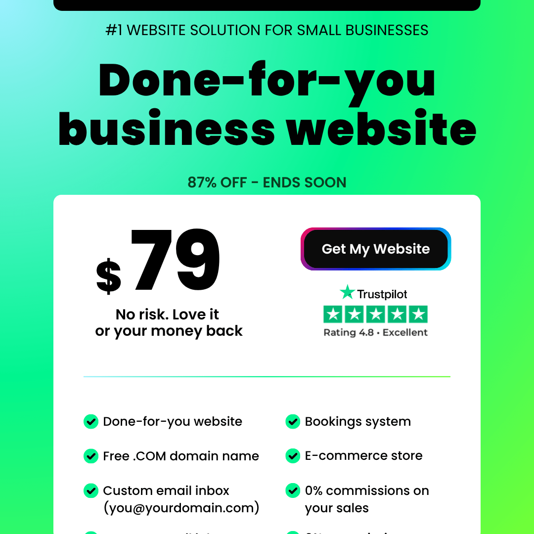 A booking-ready salon site that fills your chair