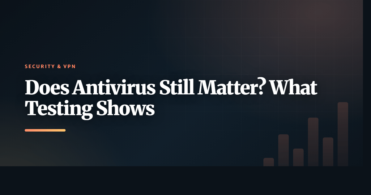 Does Antivirus Still Matter? What Testing Shows