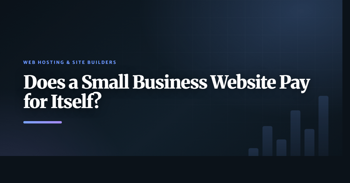 Does a Small Business Website Pay for Itself?