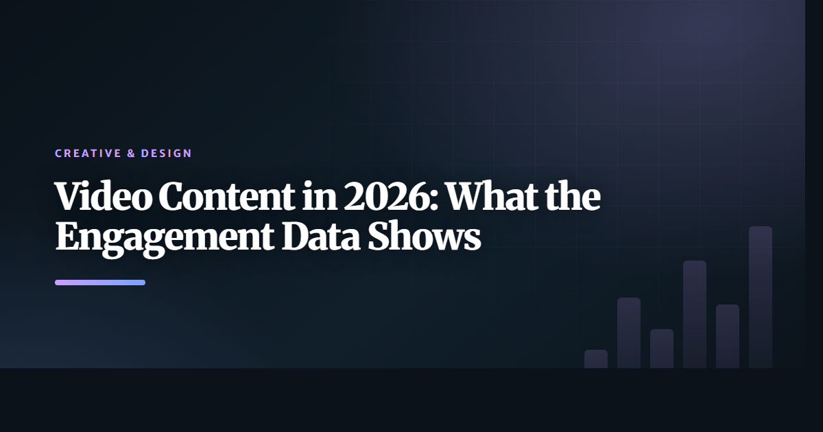 Video Content in 2026: What the Engagement Data Shows