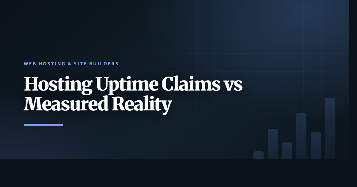 Hosting Uptime Claims vs Measured Reality